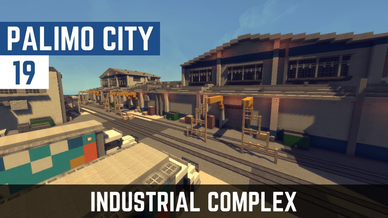 Minecraft Let’s Build A City Timelapse – E19 – Industrial Complex – Old Quarter