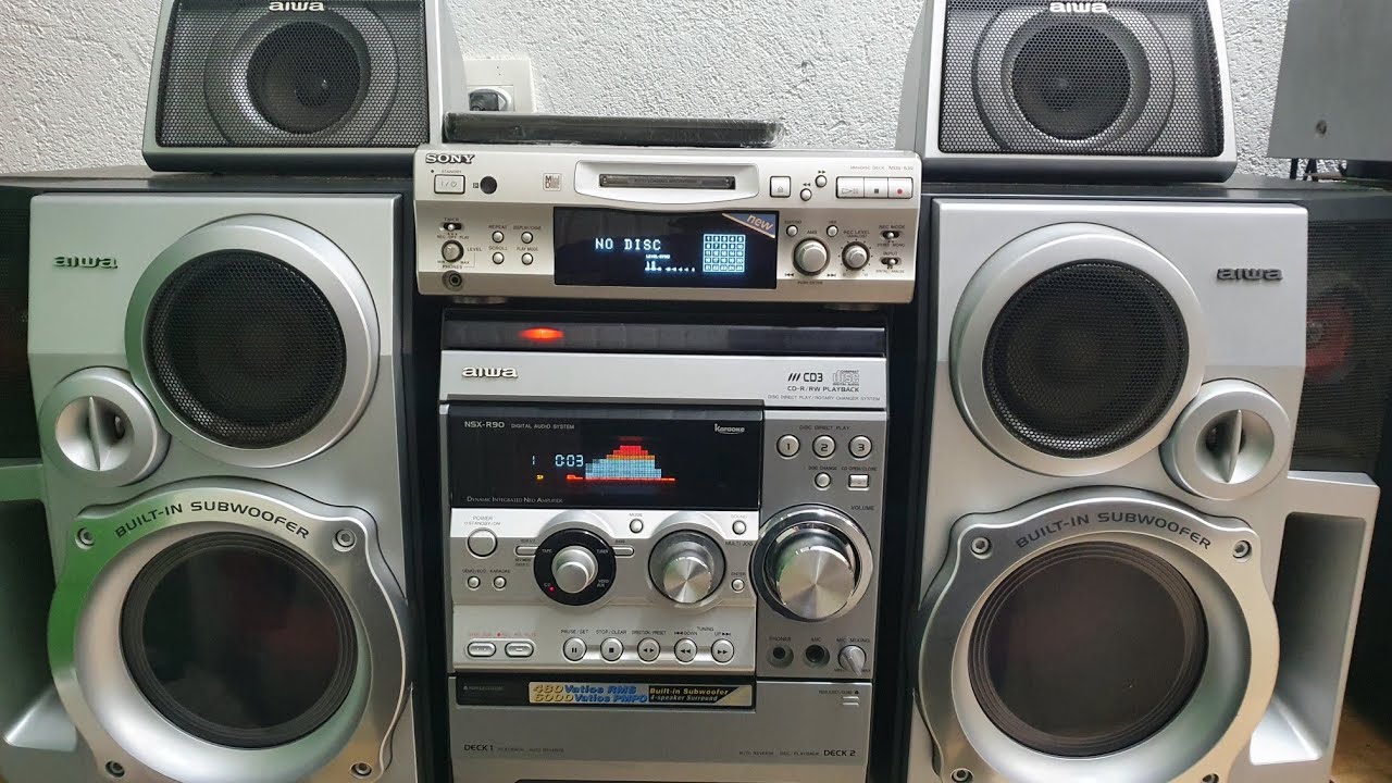 Aiwa NSX-R90 Som Cristalino e Nítido.