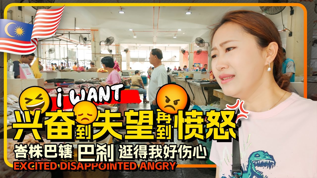 🇲🇾峇株巴辖 的巴刹怎么是这样的 从兴奋😆到失望😞再到愤怒😠受不了啊