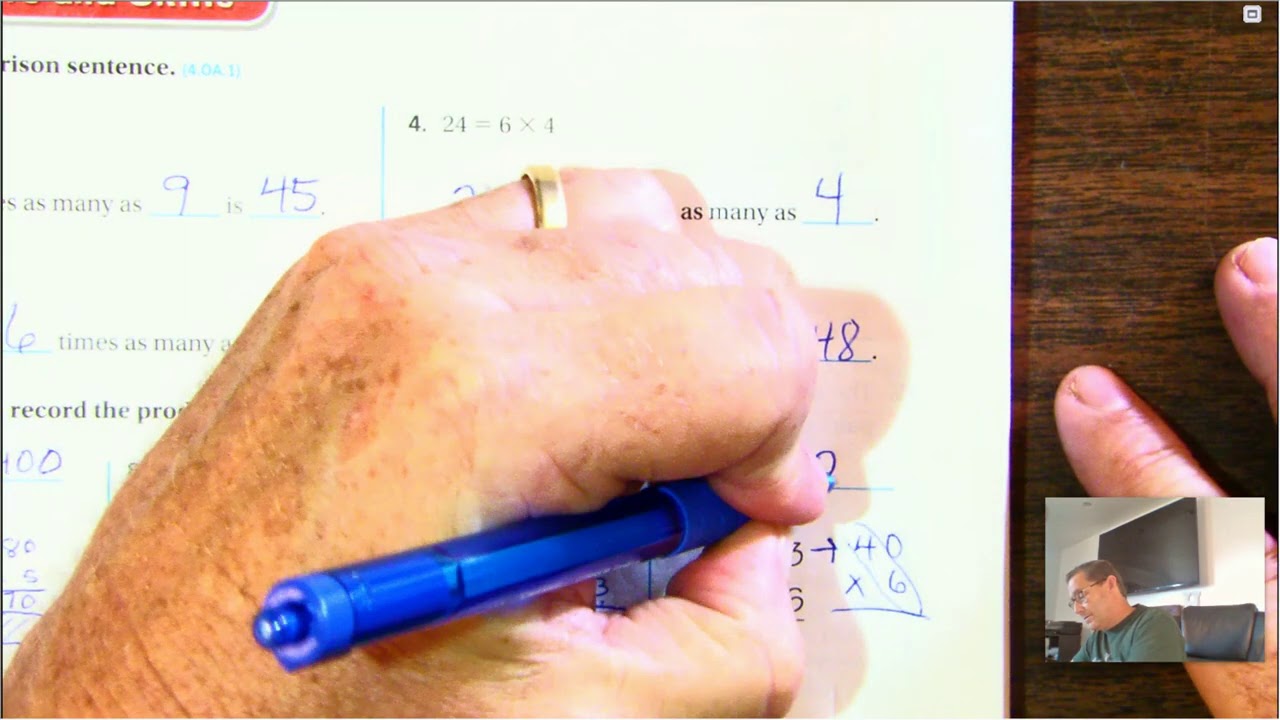 4th grade GO Math-Chapter 2 Mid-Chapter Checkpoint pages 75-76