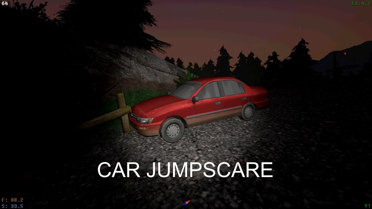 Vinesauce Joel gets jumpscared by a car (Voices of the Void)