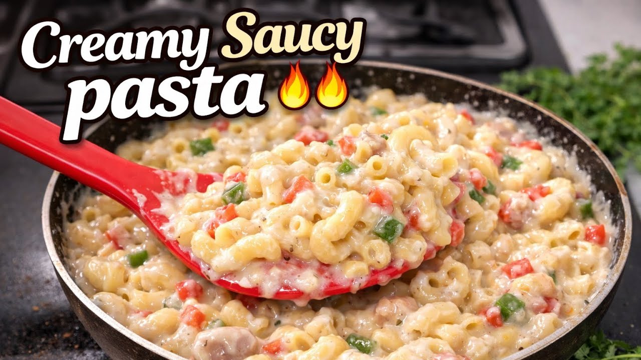 Silky Buttery Cream Pasta Delight🔥🔥|Melt-in-Mouth Creamy Butter Pasta🤤