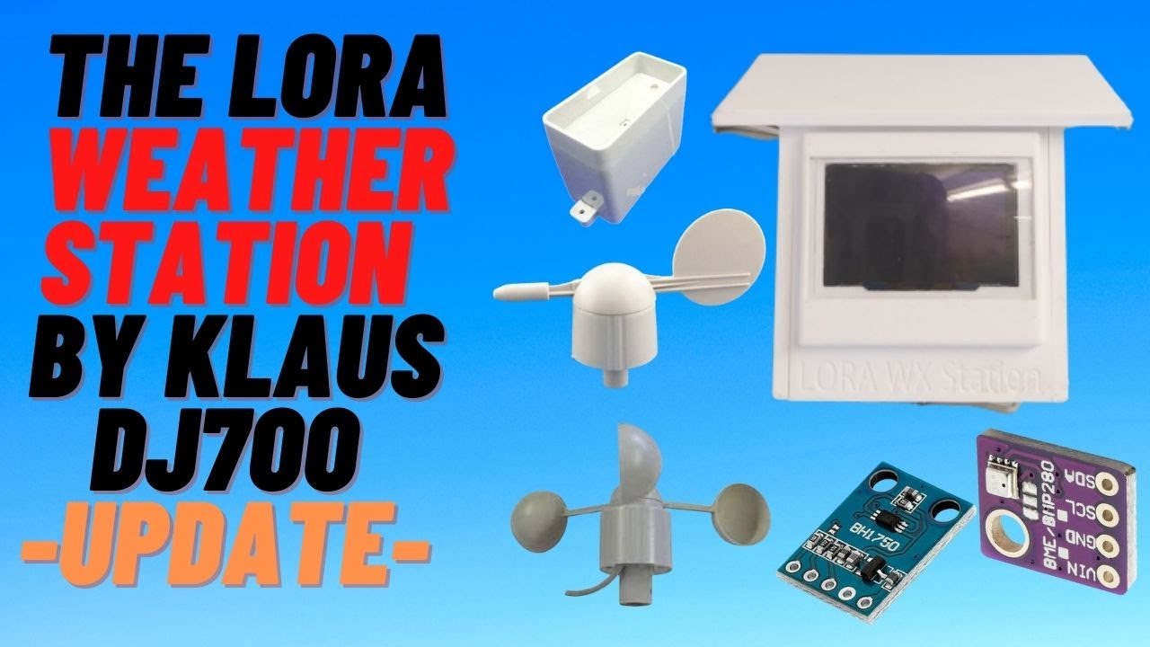 Die Lora APRS Wetterstation von Klaus DJ7OO -UPDATE-
