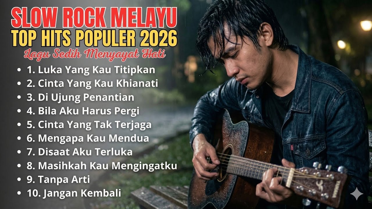KUMPULAN LAGU SEDIH MENYAYAT HATI - SLOW ROCK MELAYU TERBARU 2026 / Lagu Pop Minang / Slow Melayu🎶