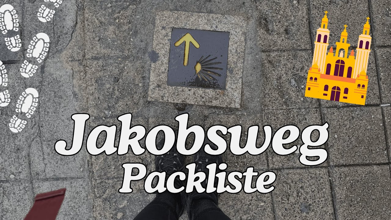 Jakobsweg Packliste 7Kg für zwei Wochen