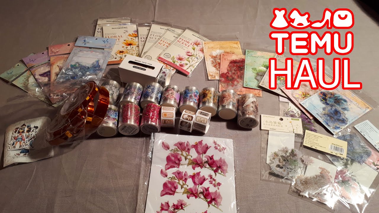 Temu Haul/XXXXXL Sticker Haul/Meeega❤️