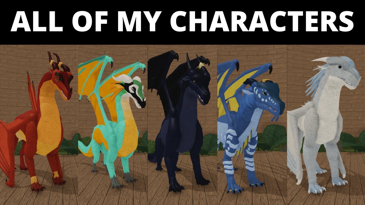 All Of My Wings of Fire Roblox Characters 𝙐𝙋𝘿𝘼𝙏𝙀𝘿