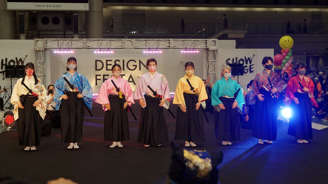 凜派 with 東京剣舞会エッジ / RIN-PA in DESIGN FESTA Tokyo 2022 / デザインフェスタvol.55 ショーステージ