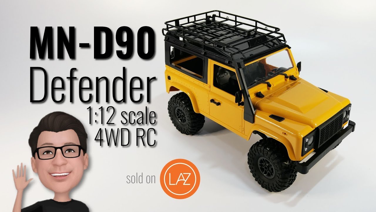 Unboxing MN-D90 Defender 1:12 scale 4WD RC Crawler