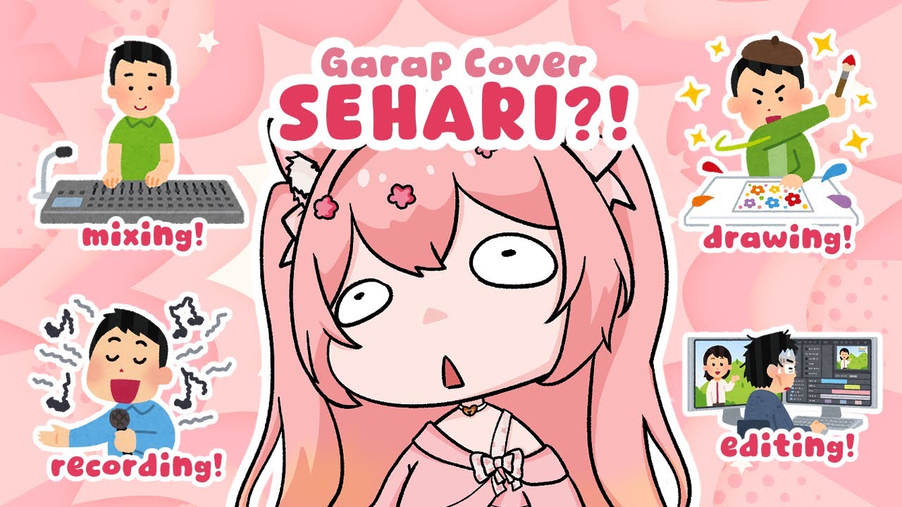 【CHALLENGE】🩷 Bisakah aku garap cover dalam sehari?! 🎀