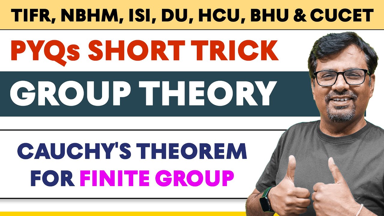 Concept of Cauchy theorem | Group Theory | Short Trick By  @Dr.Gajendra Purohit ​