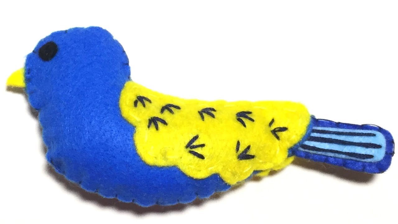 How To Sew A Felt Bird