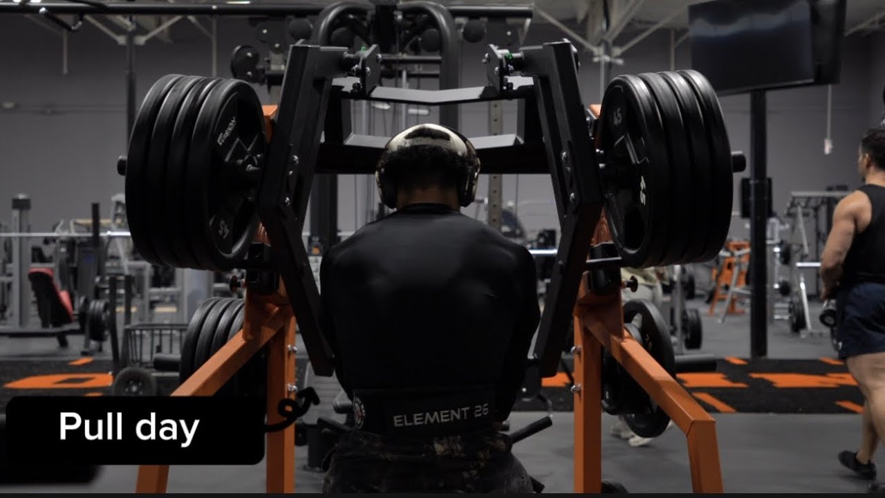 Pull day(1st pull day at new gym)
