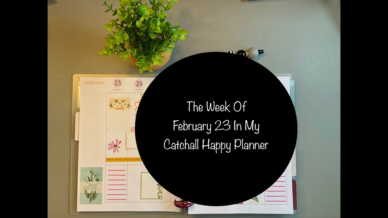 Неделя с 23 февраля в моем универсальном ежедневнике Happy Planner.