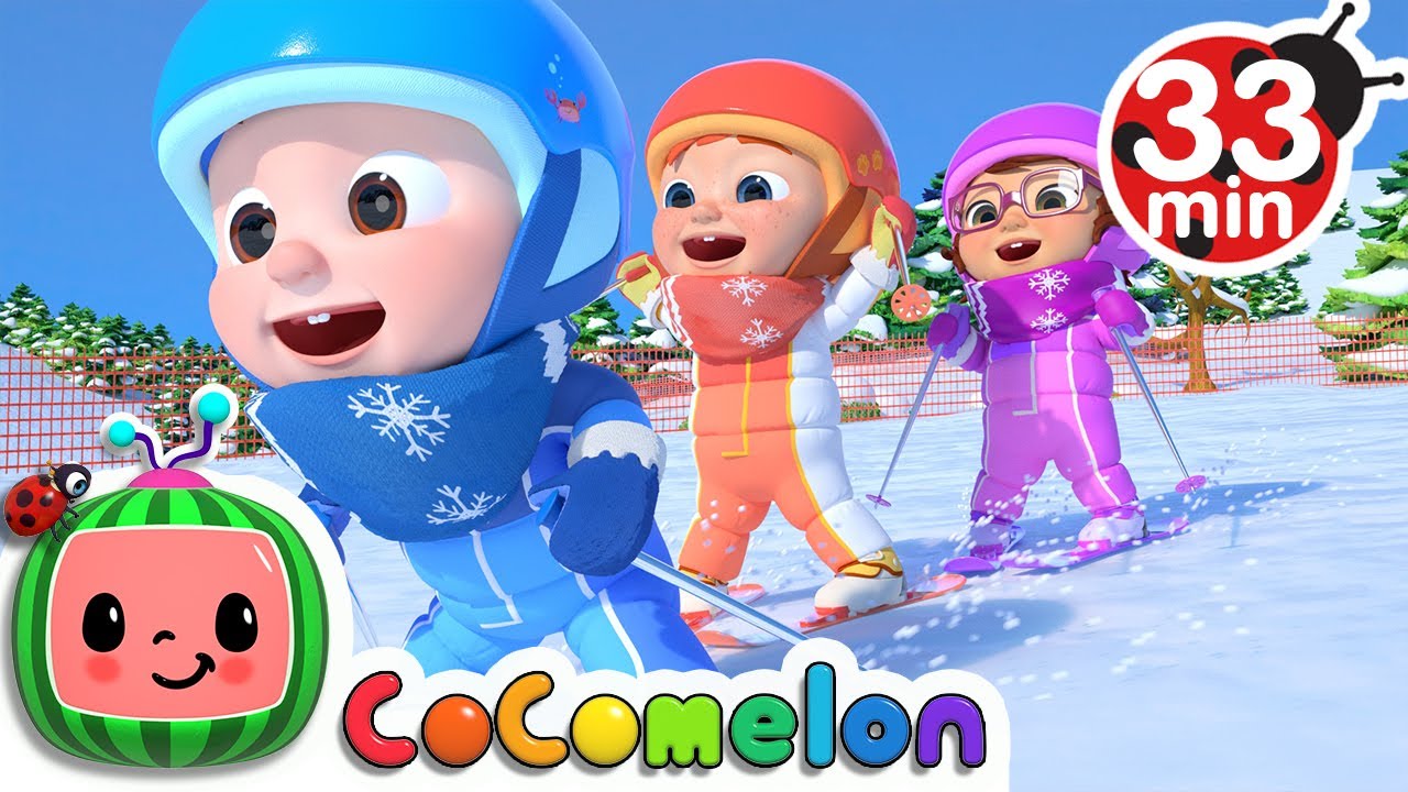 Ski Song + More Nursery Rhymes & Kids Songs - CoComelon