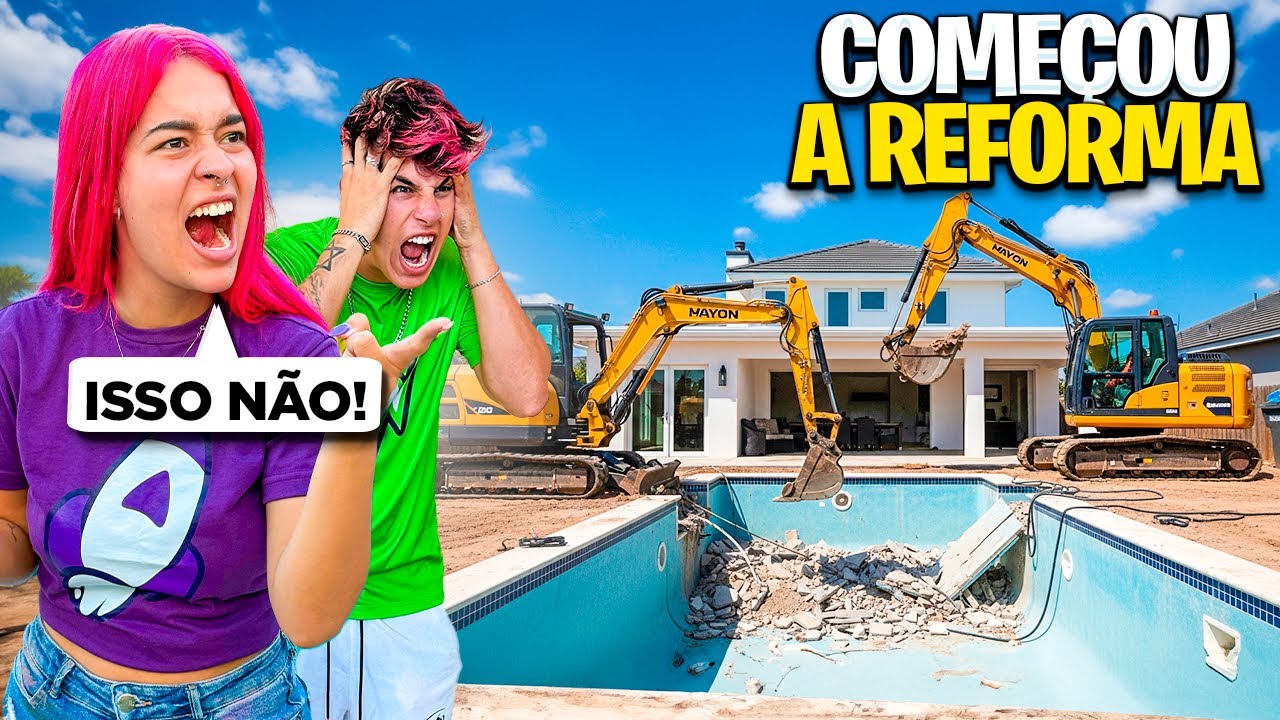 A REFORMA DA CASA DEU ERRADO *perdemos ela