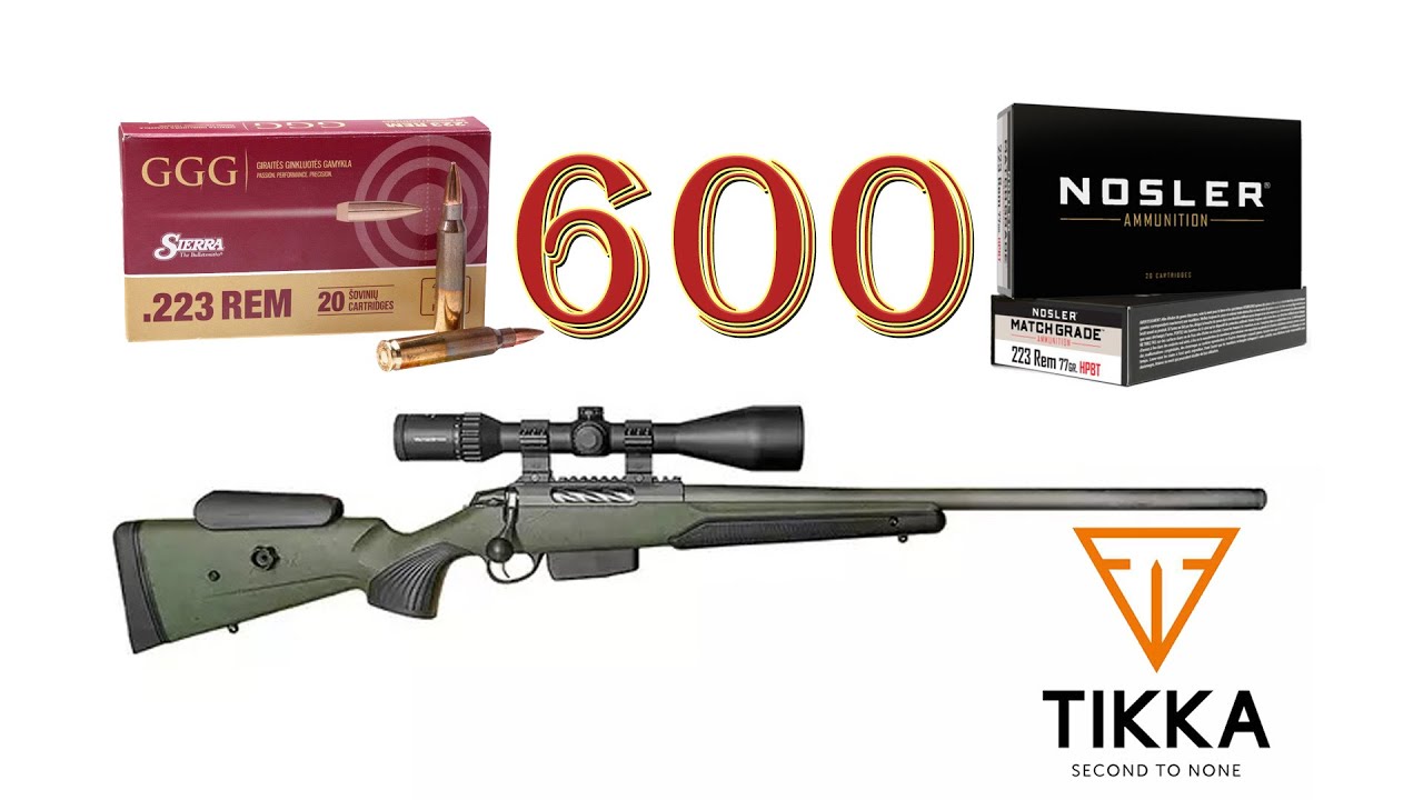 Nosler&GGG @ 620y مقارنة ذخيرة نوزلر و جي جي جي على مسافة  #longrange #رماية #تيكا #صيد #اكسبلور