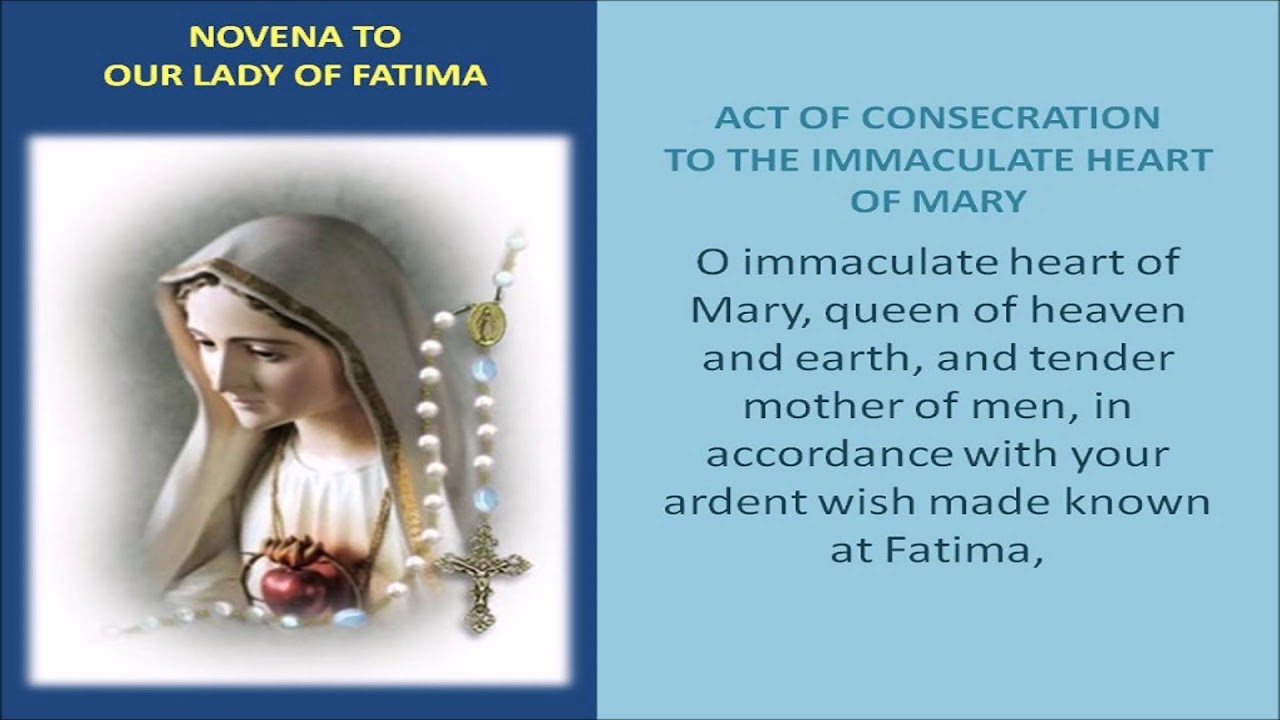 Our Lady of Fatima Novena