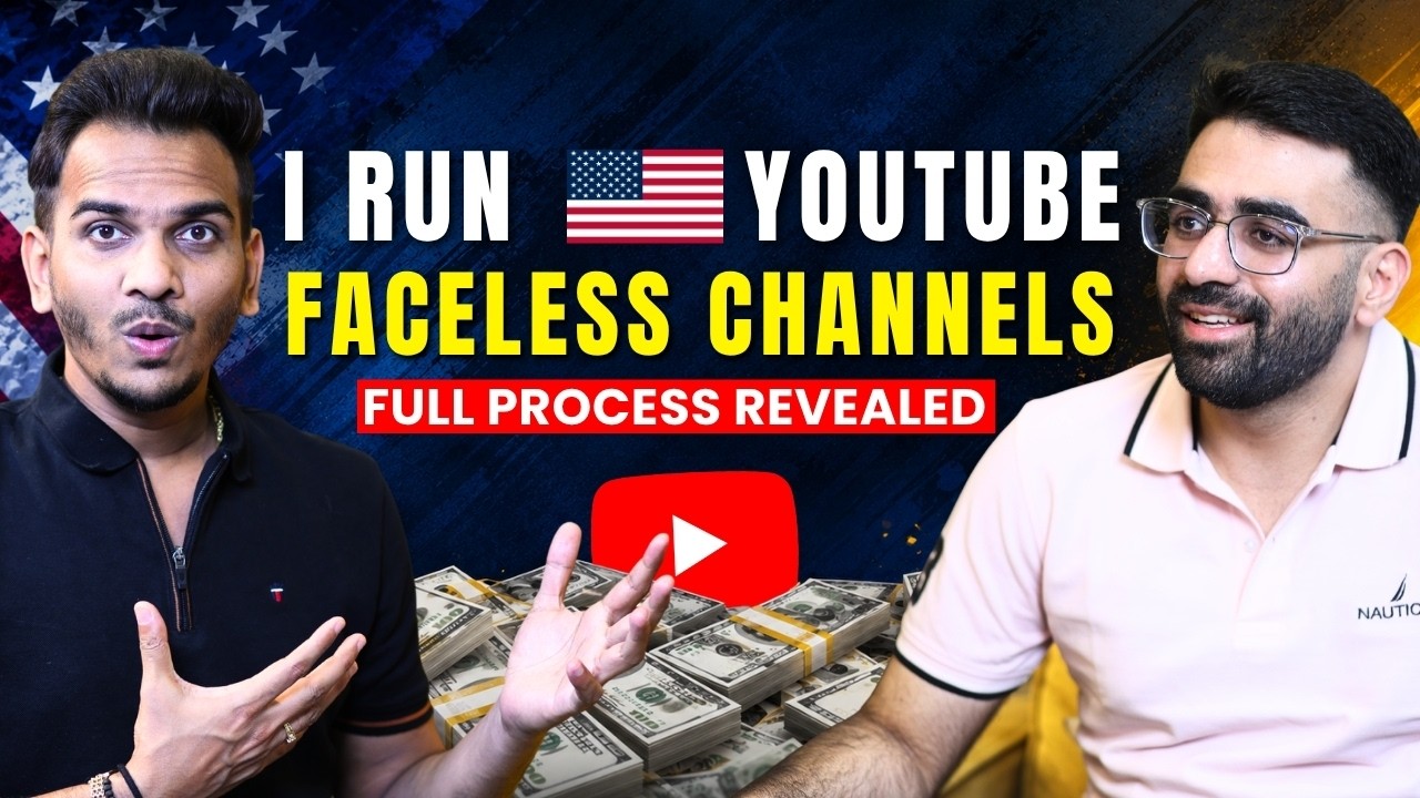 He Runs USA Faceless YouTube Channels in 2026! | Complete Guide