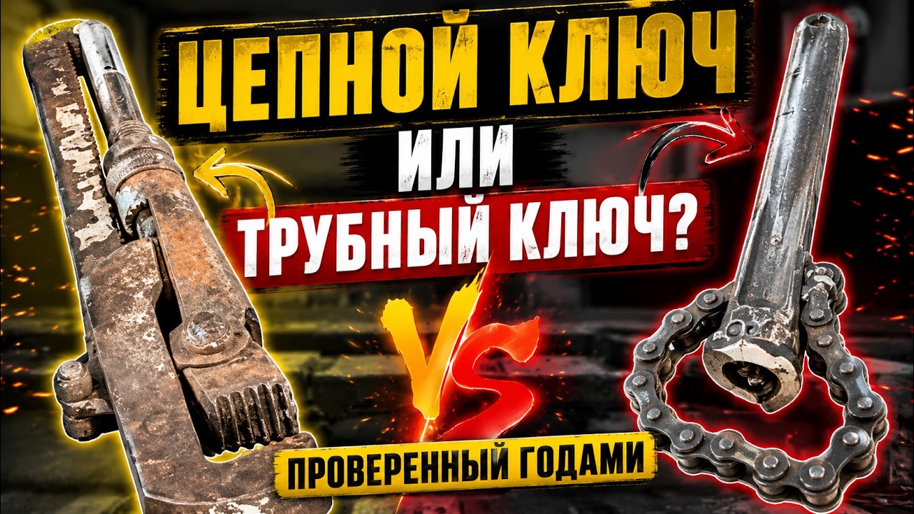 Цепной ключ или все таки трубный ключ проверенный годами.