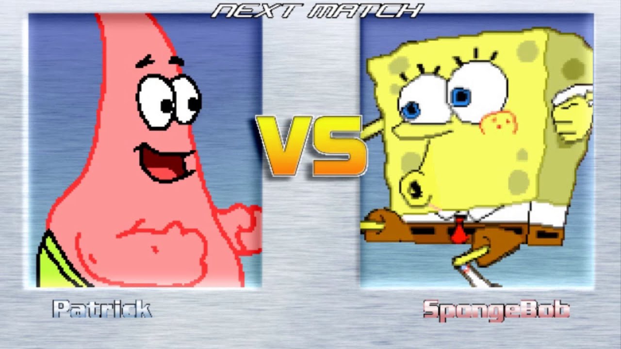 M.U.G.E.N BATTLES | Patrick Star vs SpongeBob SquarePants