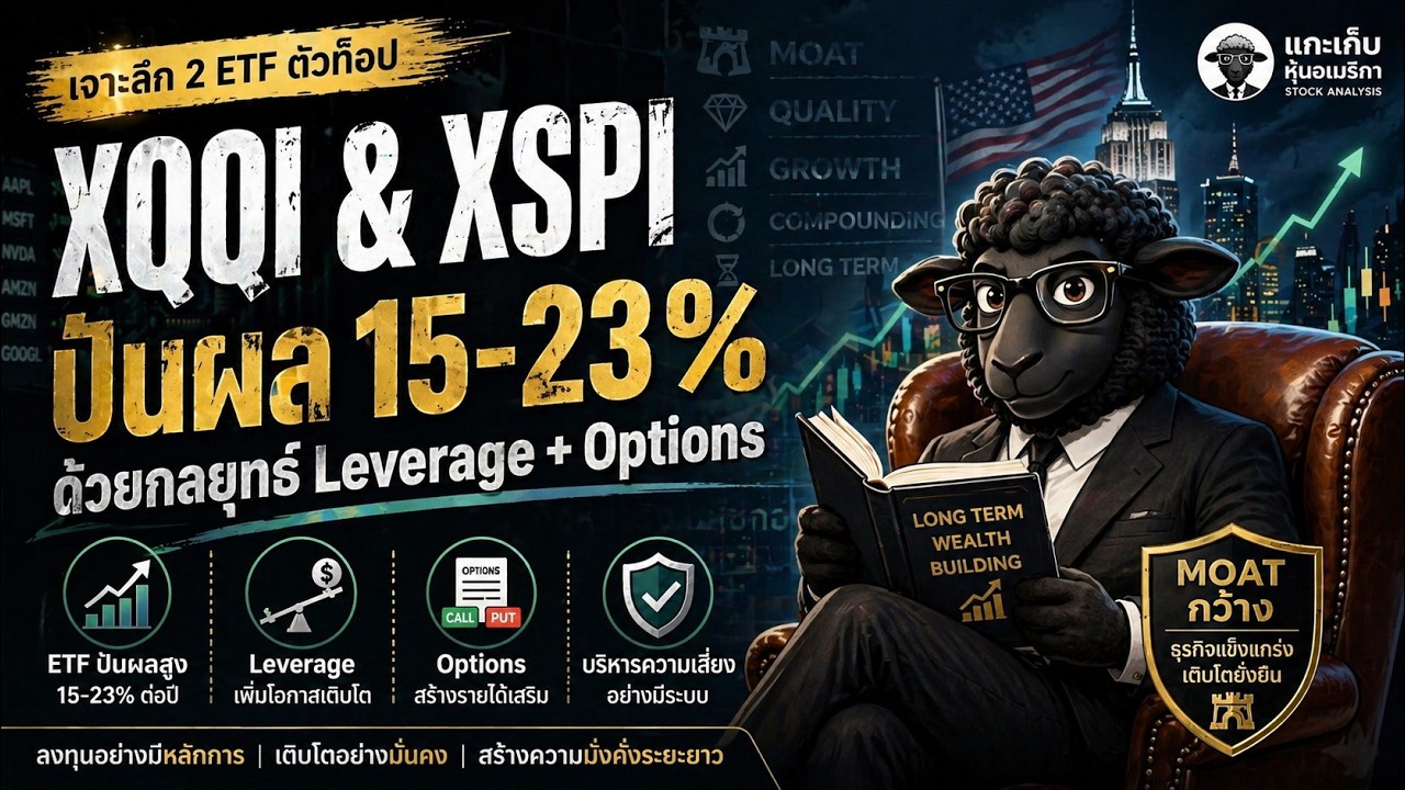 Poscast : ETF ปันผลสูง XQQI XSPI /ตัวใหม่ของ NEOS (ข้อมูลจัดทำขึ้นช่วงตลาดร่วง)