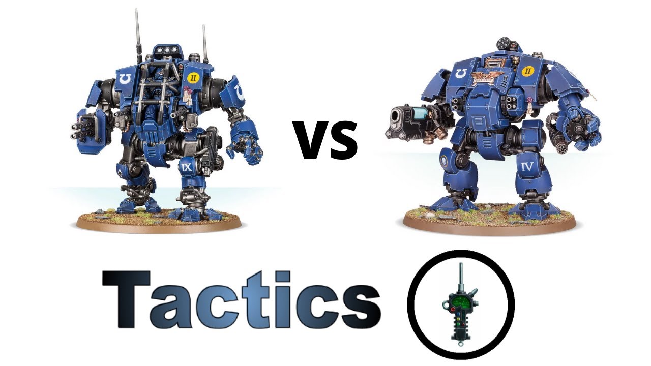 Invictor Tactical Warsuit vs Redemptor Dreadnought: Primaris Walker Contest with Math Hammer!