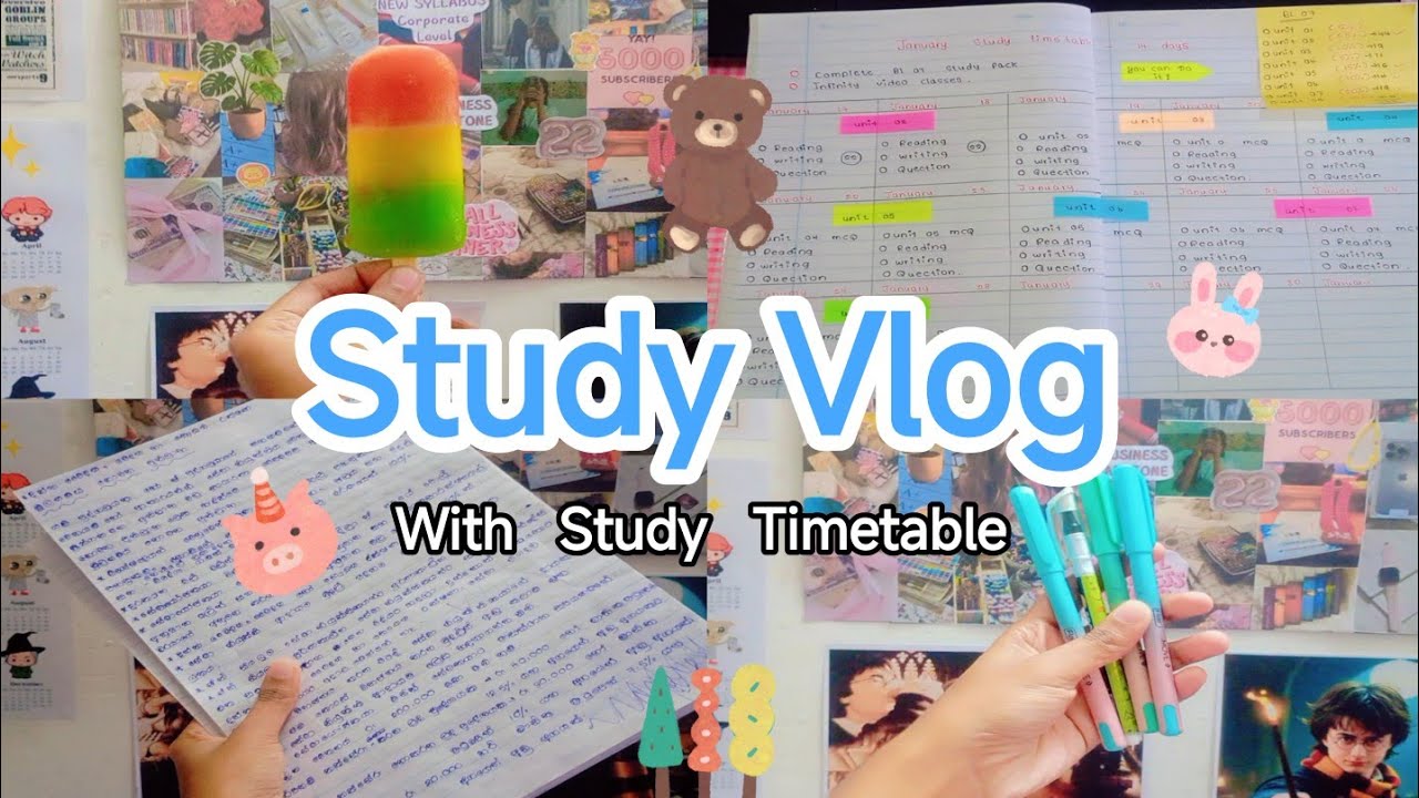 📚🫧🐼 මාසේ අන්තිම දවස් ටික Productive කරගන්න Study Time Table එකක් හදමුද ? 🧚🎀❤️ #Study #Motivation