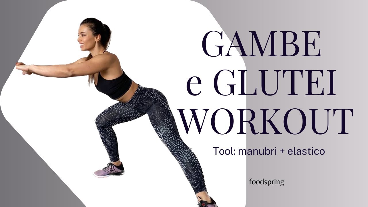 GAMBE + GLUTEI WORKOUT con attrezzi