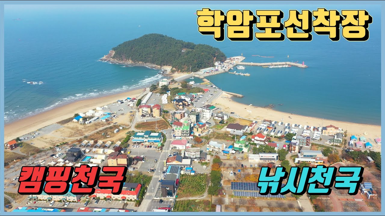 학암포 낚시 포인트 정리는 이 영상으로 끝~! (학암포, 분점도, 소분점도 낚시 전 시청 필수)