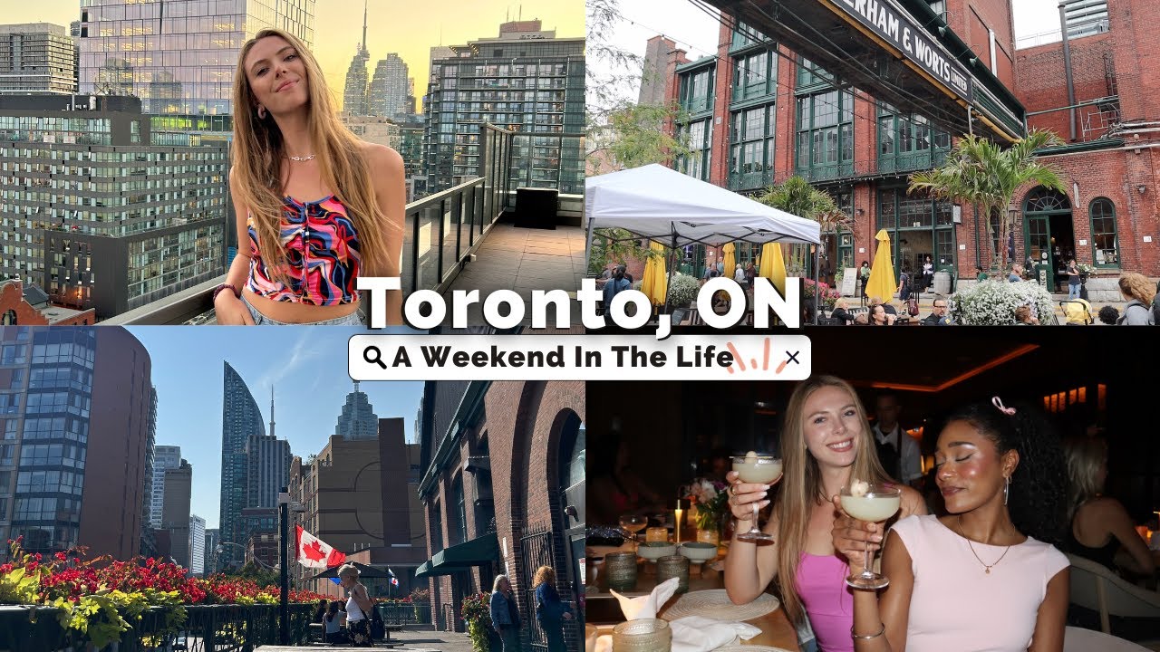 Toronto Vlog! | distillery district, ossington, st lawrence market, music gardens & more