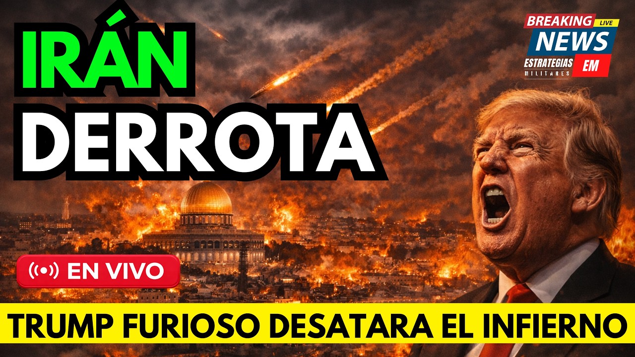 🚨 NOTICIAS IR&Aacute;N TRUMP FURIOSO PROMETE DESATA EL INFIERNO DERROTA TOTAL