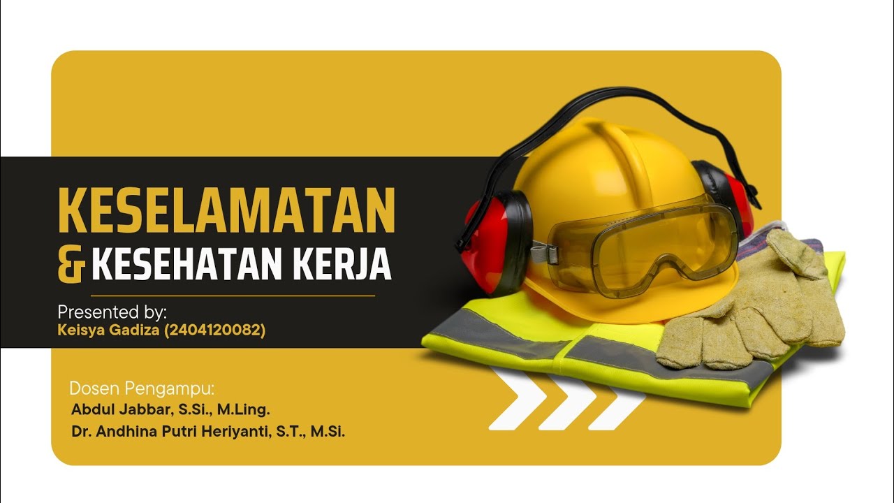 Keselamatan dan Kesehatan Kerja (K3) di Laboratorium 
