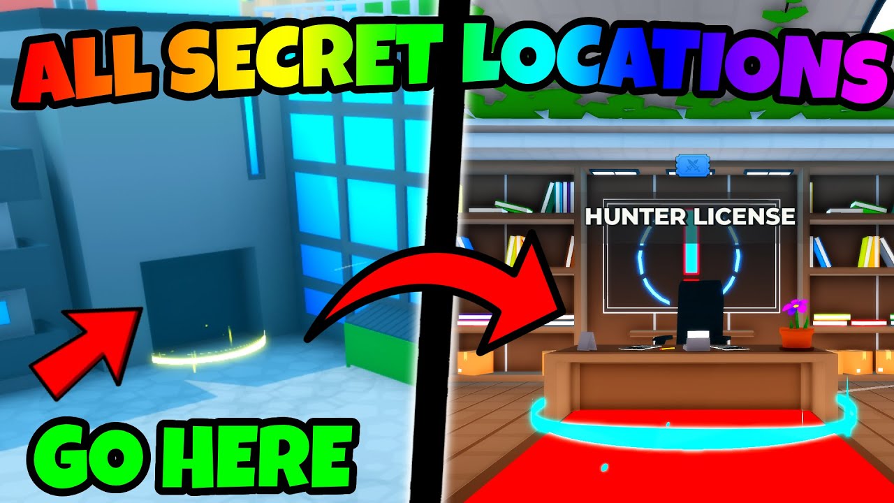 *BEST GUIDE* All SECRET Locations In Anime Strike Simulator!!