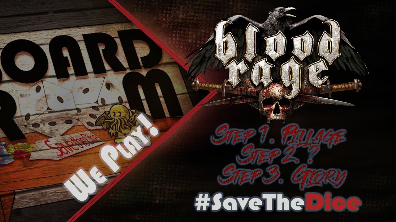 The Boardroom Is Full of RAGE!!!!!!! (Blood Rage Play Through Part 1)