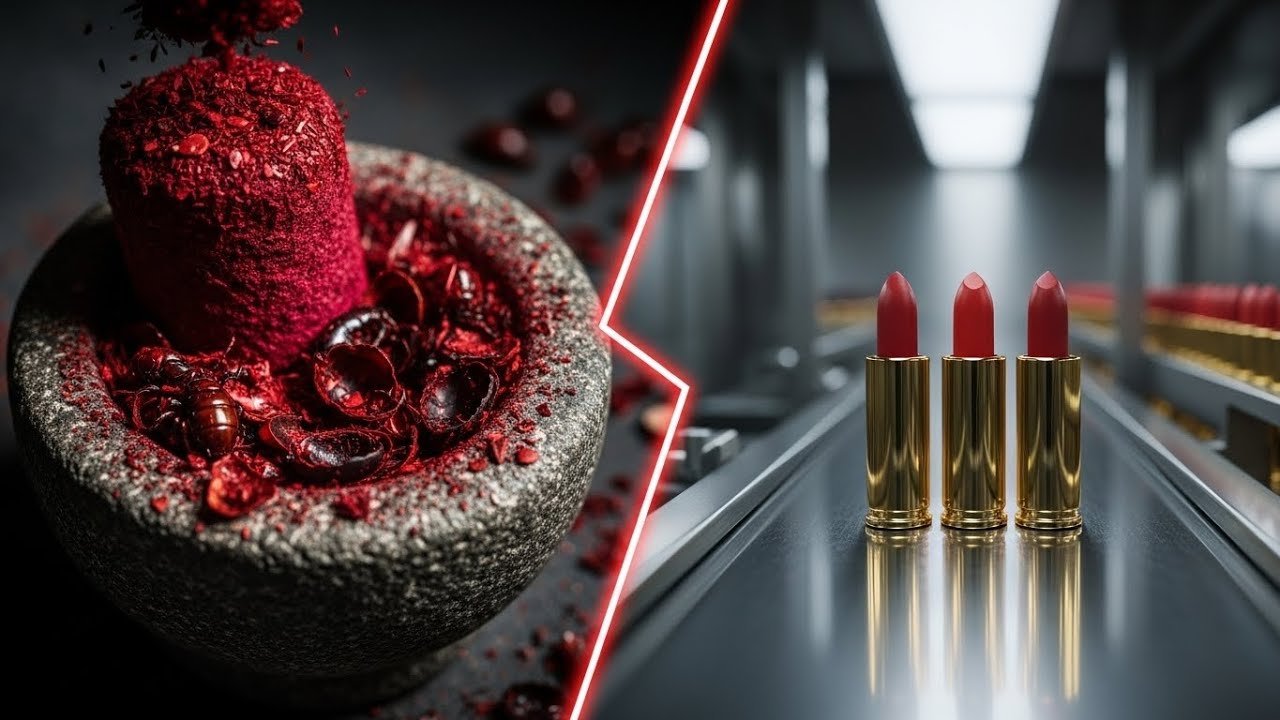 Inside the Cosmetic Factory: From Crushed Beetles to Luxury Red Lipstick | Full Process (NeoFactory)