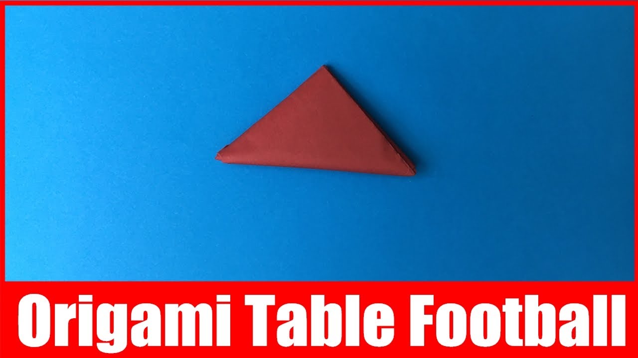 How to Make a Paper Football | DIY Table Football / Flick Football | Finger Game