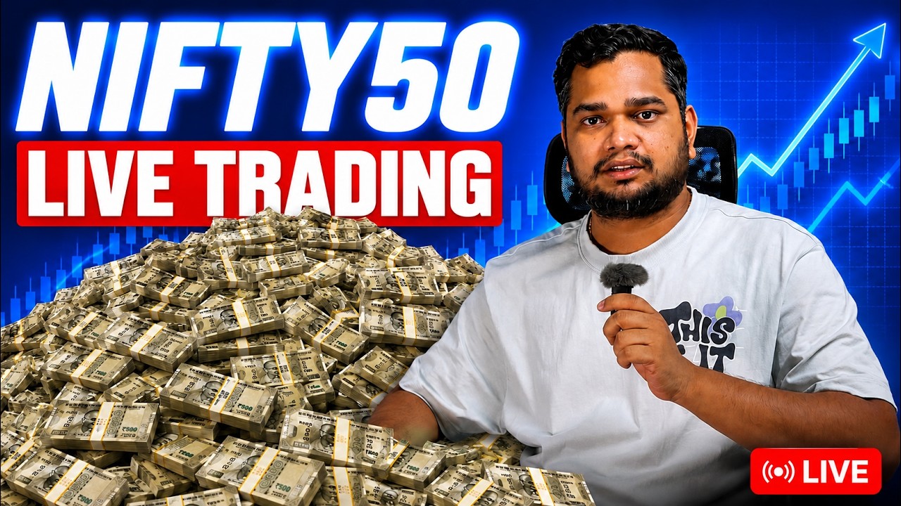 🔴 NIFTY50 LIVE | Today's Market Analysis | Intraday Trading Live