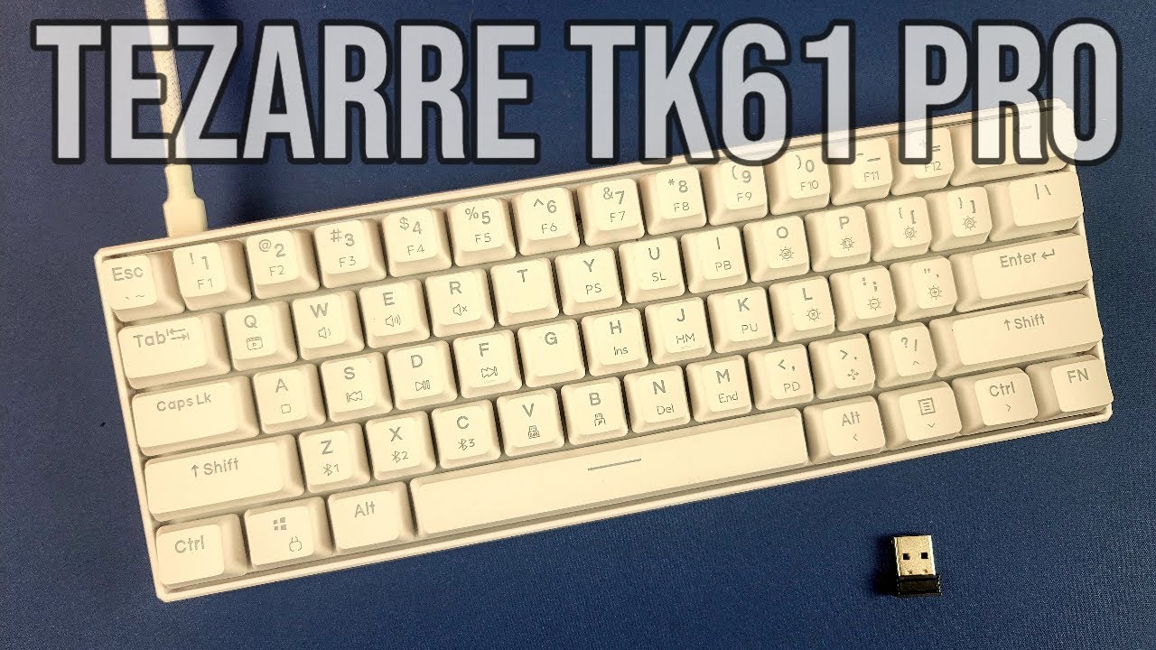 Tezarre TK61 Pro 60% Wireless Mechanical Keyboard