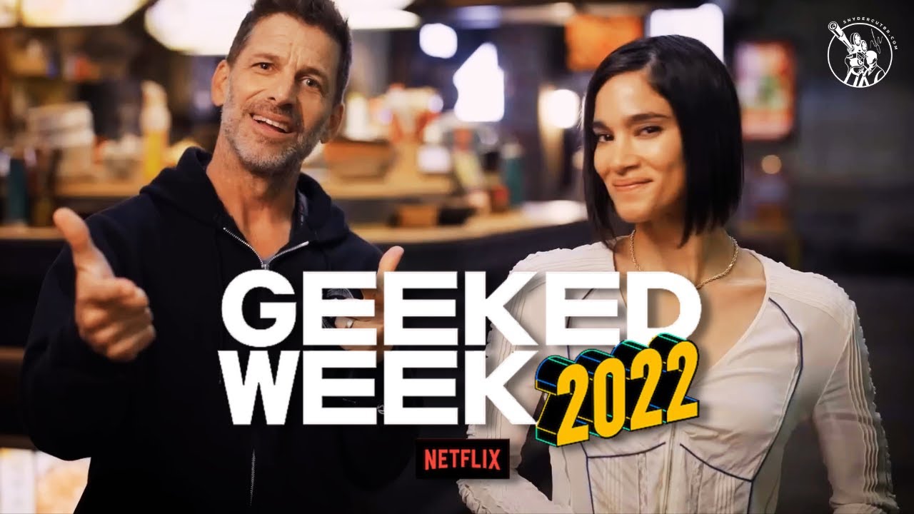 Zack Snyder e Sofia Boutella na GeekedWeek 2022