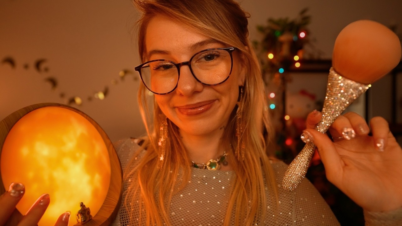 Sanfte Nacht ASMR – Mentaler Reset am Abend 🌕 {licht, massage, positive affirmationen}