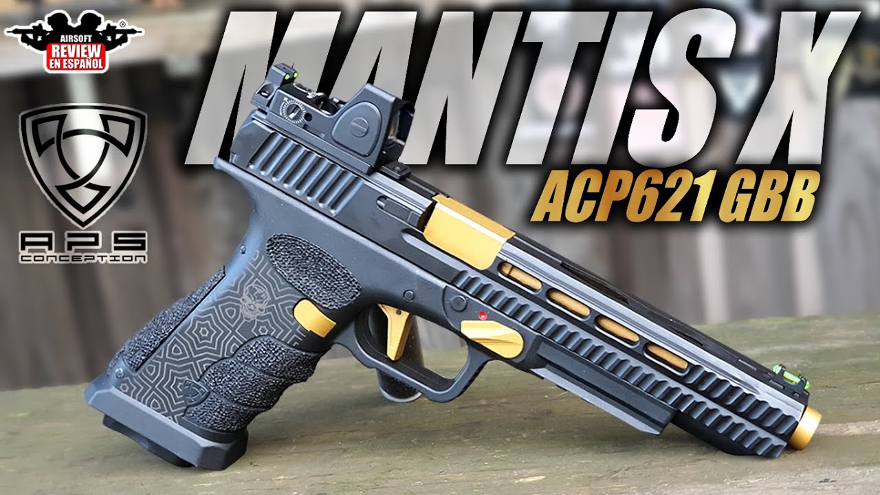 MANTIS X (ACP621) GBB CO2  APS ( Review🔍 & Gameplay🎮 ) | Airsoft Review en Español