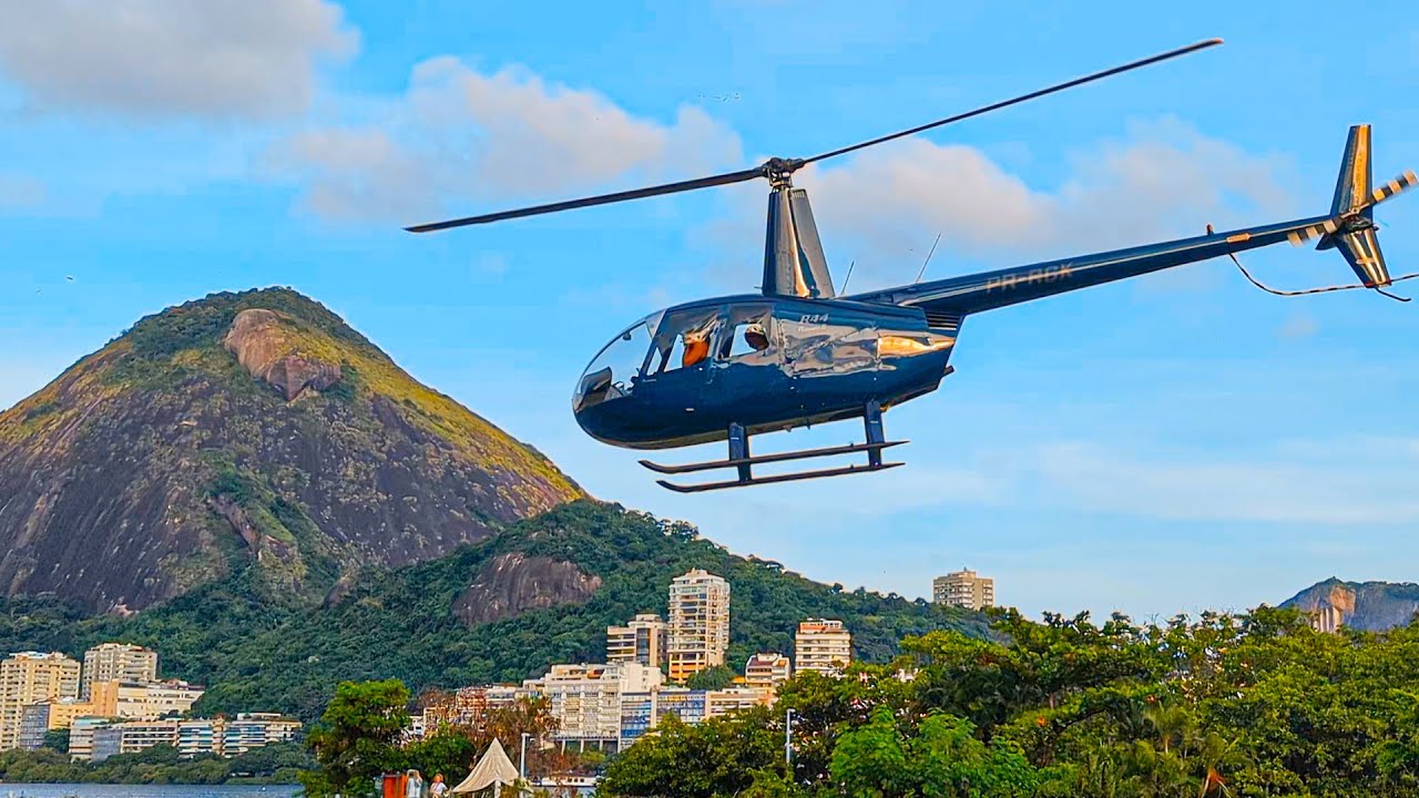 ROBINSON R44 START-UP & TAKEOFF