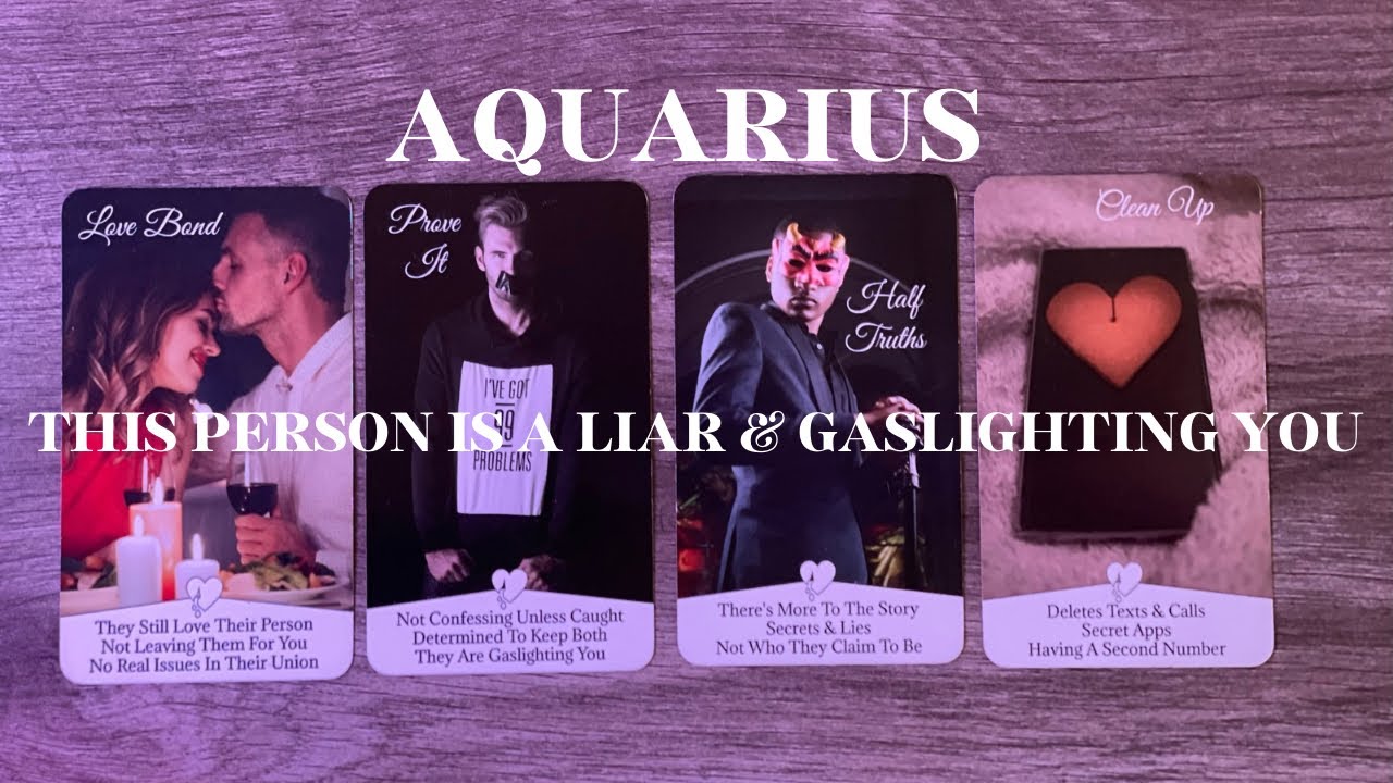 AQUARIUS ♒️ | THIS PERSON IS A LIAR 🤥 🛑 | THEY ARE GASLIGHTING YOU 🧿| #aquarius