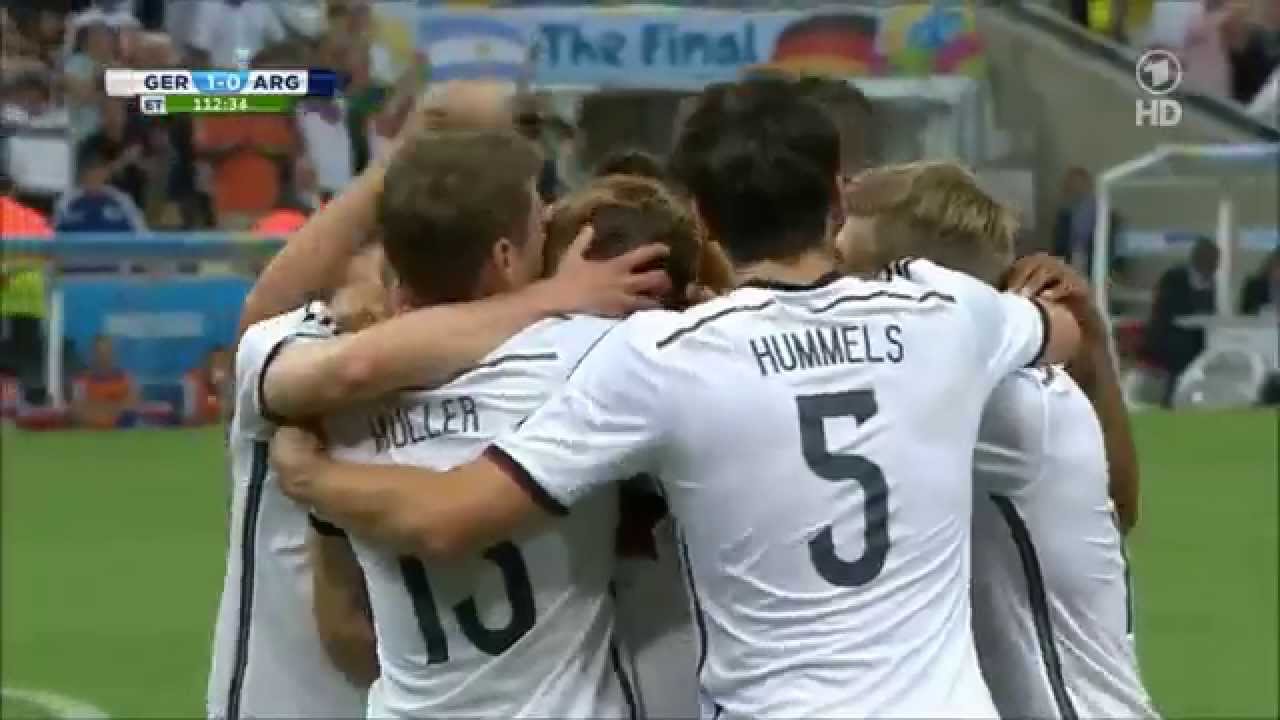 Finaltor Final Goal Fifa World Cup Brasil Maracana Germany Argentinia Mario Goetze