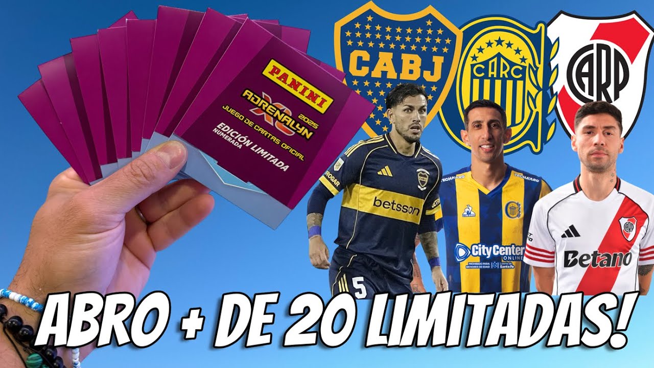 ABRIENDO CARTAS EDICION LIMITADA ADRENALYN FUTBOL ARGENTINO 2025!