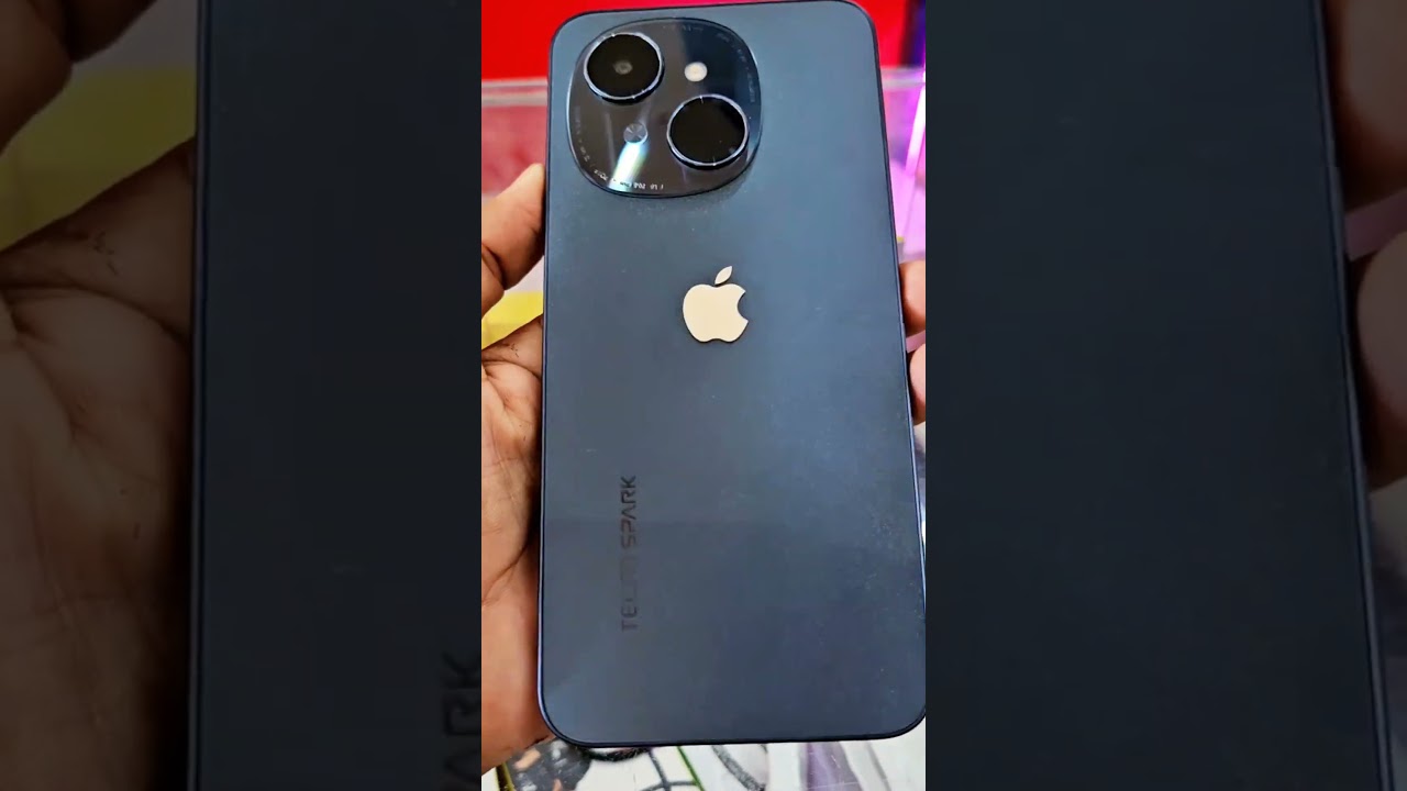 Tecno spark Go1 iPhone copy for Tecno mobile #unboxing #trending #youtubeshort