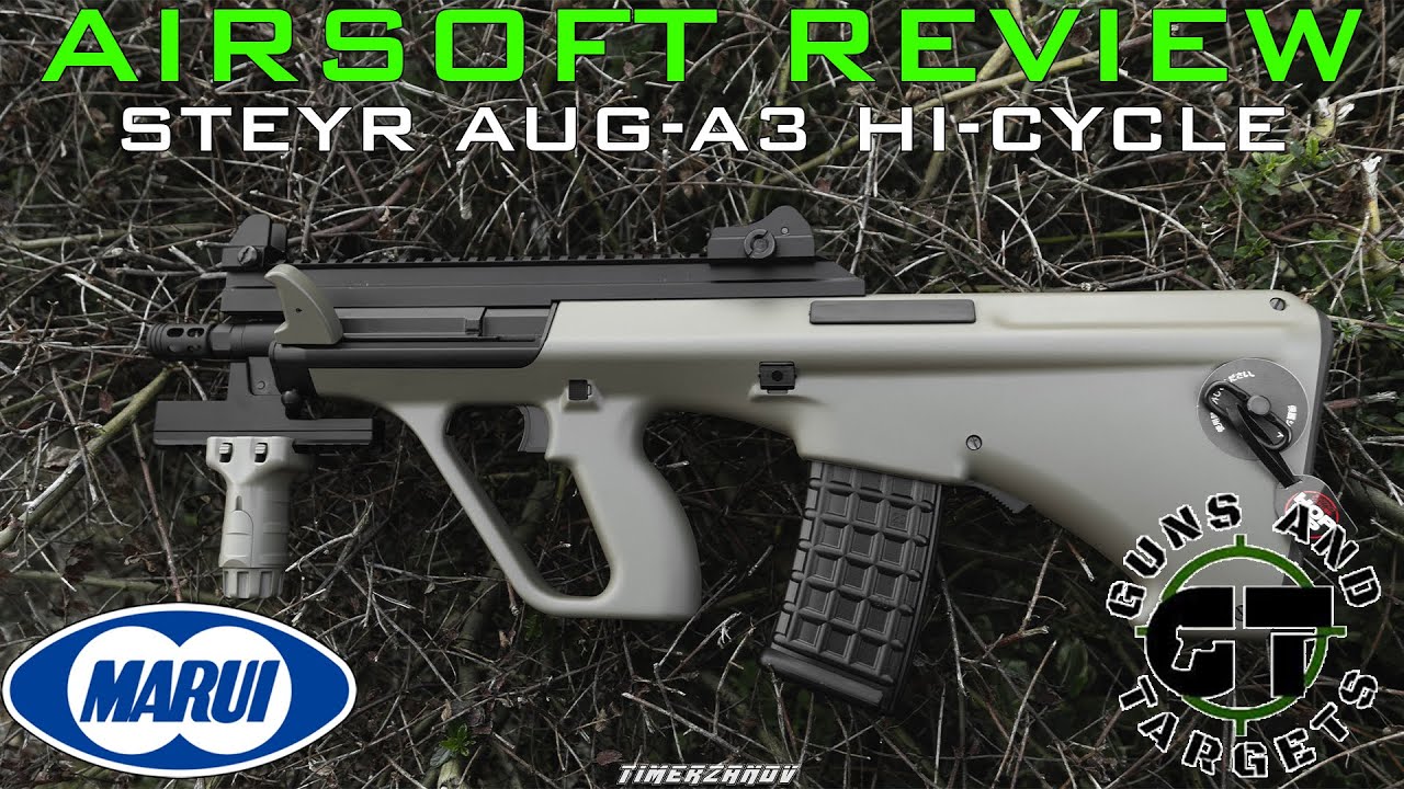 Airsoft Review #76 Tokyo Marui Steyr Aug A3 High Cycle AEG [FR]