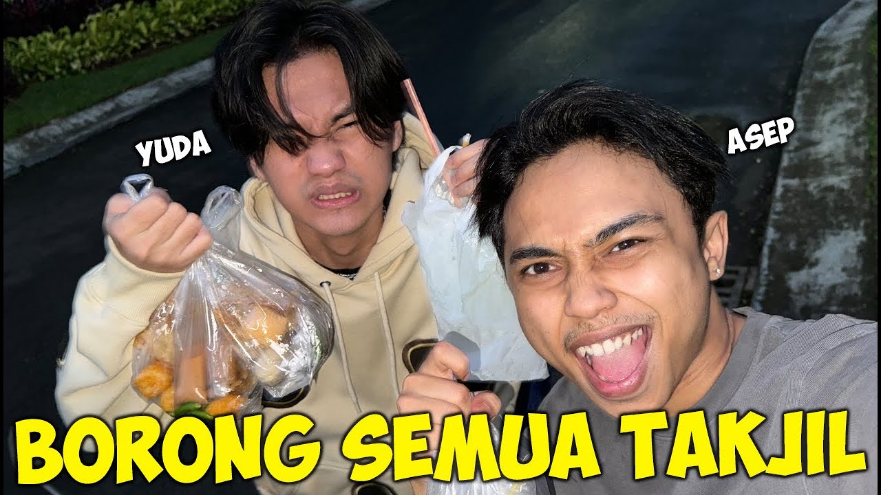 AKU & YUDA BUKA PUASA DI JALAN !!