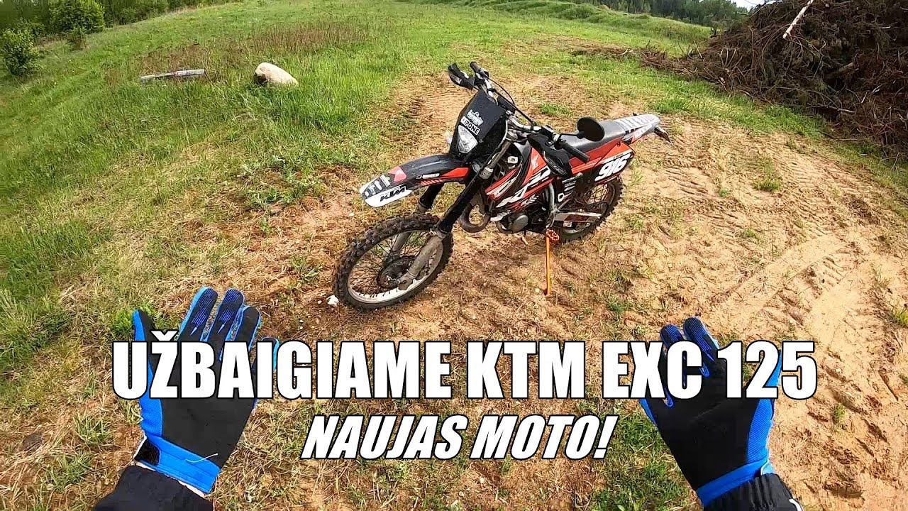 KTM EXC 125 ir Husqvarna TE450 ENDURO VLOG!